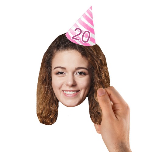 Personalised Face Bunting With Party Hat, Photo Banner CUTOUT Party Accessory - Picture 274 of 280