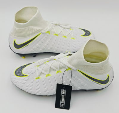 Nike Hypervenom Phantom 3 Elite DF SG-Pro AC Size 10 White Volt