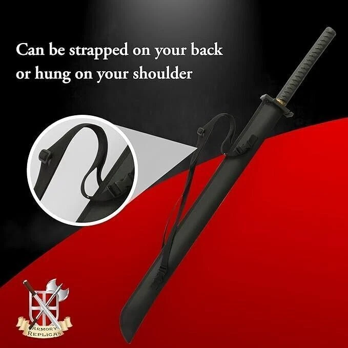 Katana japonesa grande Bokken Shinai espuma nailon espada estuche funda -33 pulgadas Foto 2 de 4