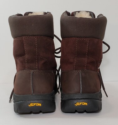 Ugg Men\'s Brown Leather & Suede Winter Boots, SZ 12, box 28 Ugg Boots Men main image 2