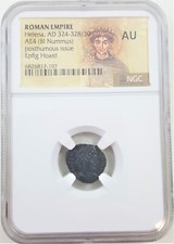NGC AU Roman AE3 of Helena AD324-337 Mother of Constantine the Great EPFIG HOARD