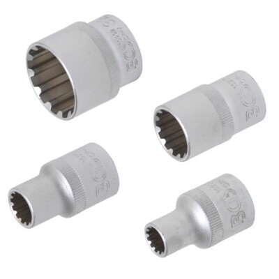 Universal Stecknuss 8 - 32 mm Nuss 1/2'' Metrisch Vielzahn Zoll Torx