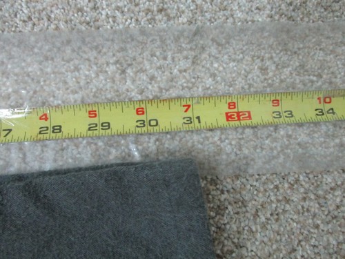 VINTAGE Levis SilverTab Pants 9 Womens Juniors Size Gray Chino Fleece Straight - Picture 14 of 15