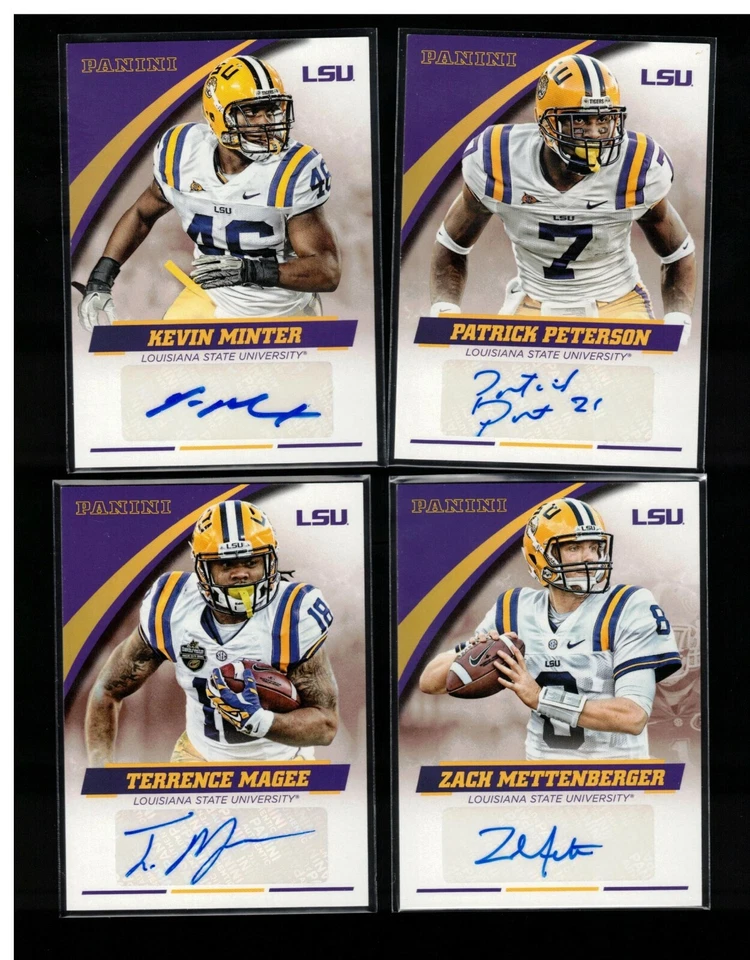 LSU TIGERS 2015 PANINI HOBBY 24 PACK (W/ 2 JERSEY / AUTO PER) SEALED BOX - Image 3 of 4
