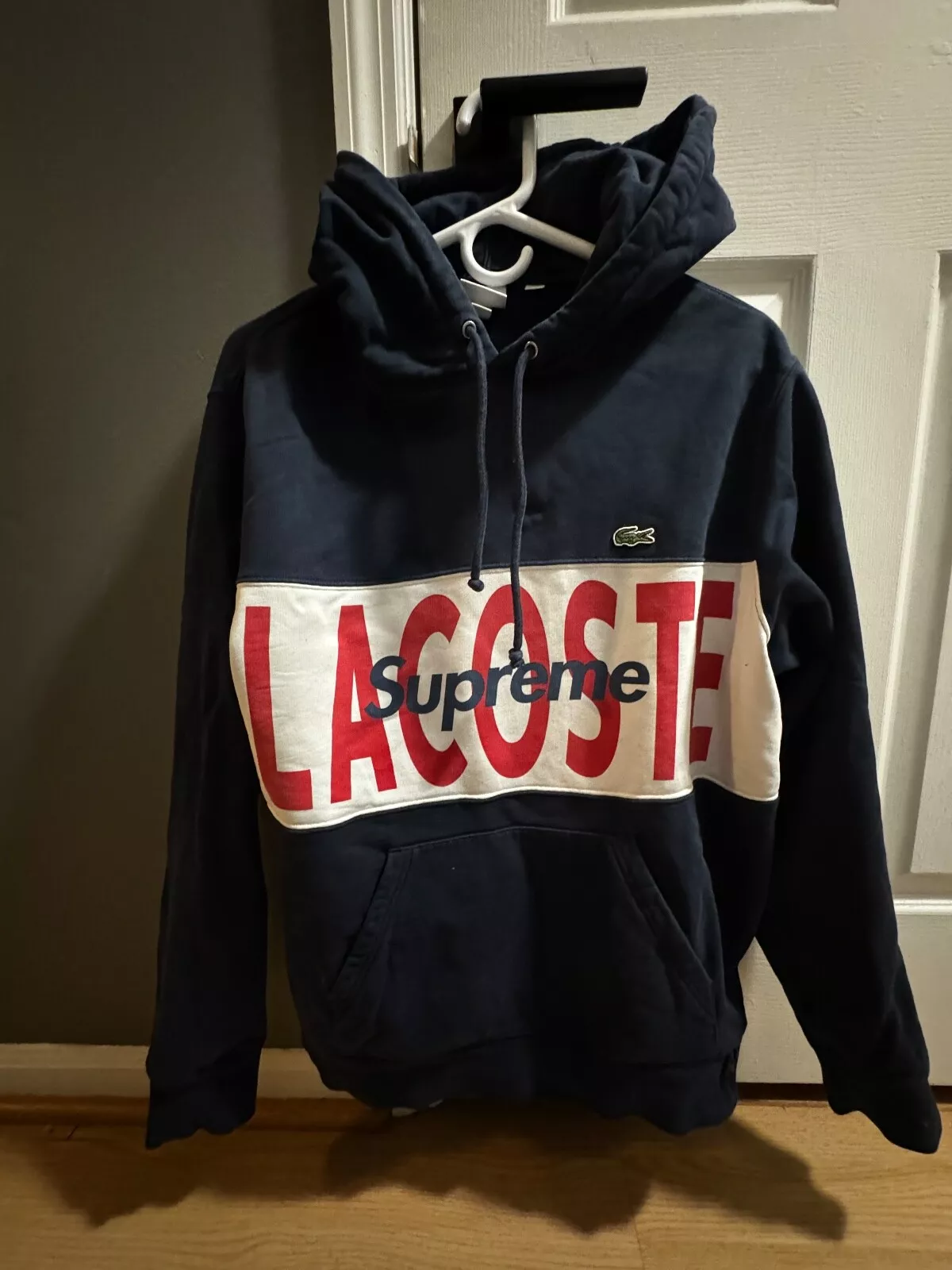 Sweat à capuche live Supreme x Lacoste taille moyenne
