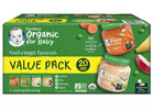 Gerber 1St Foods Organic Baby Food, Fruit & Veggie Value Pack (4 Oz., 20 Ct.)