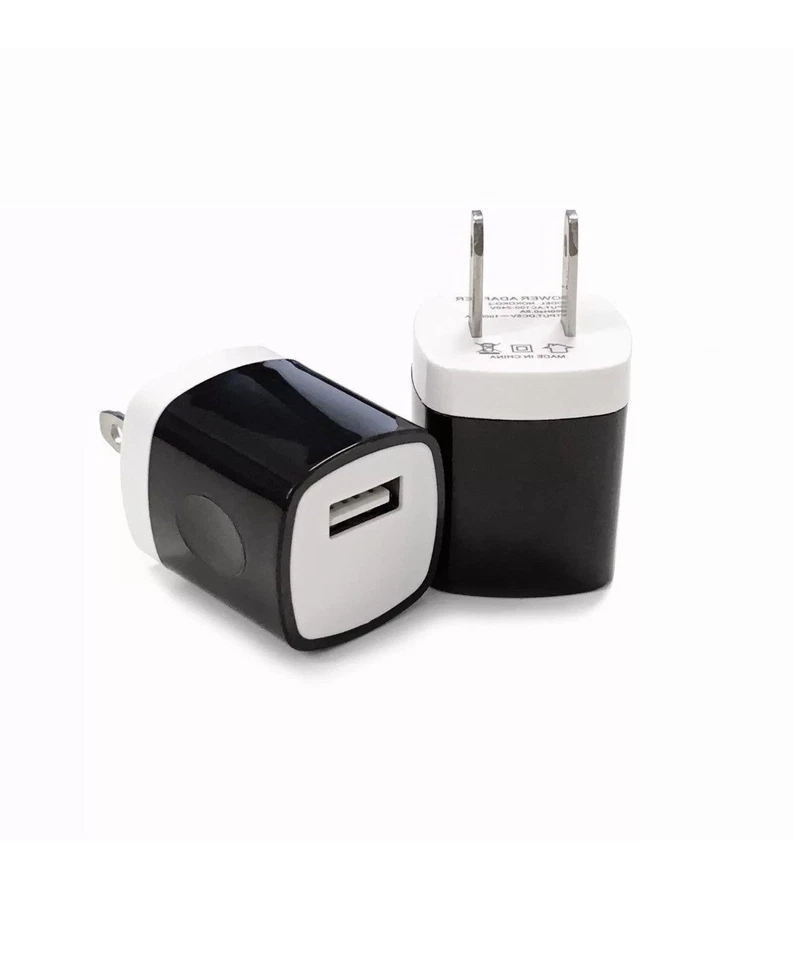 100x 1A USB Power Adapter AC Home Wall Charger US Plug For APPLE Samsung iPhone - Image 2 of 4