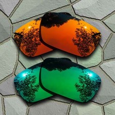 US Orange Jade Green Polarized Lenses Replacement For-Spy Optic Dirk
