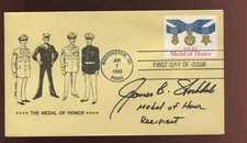 Admiral James B. Stockdale Medal of Honor Recipient Signed Cover DC1541
