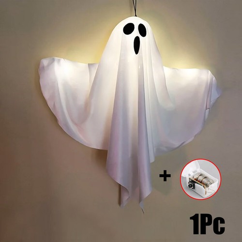 HALLOWEEN LED GLOW GHOST Home Indoor Outdoor Decoration New - Picture 13 of 13