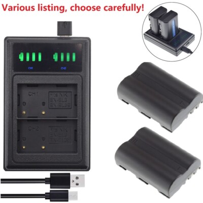 Battery or charger for Nikon D50 D70s D80 D90 D100 D200 D300 D300s D700 Camera
