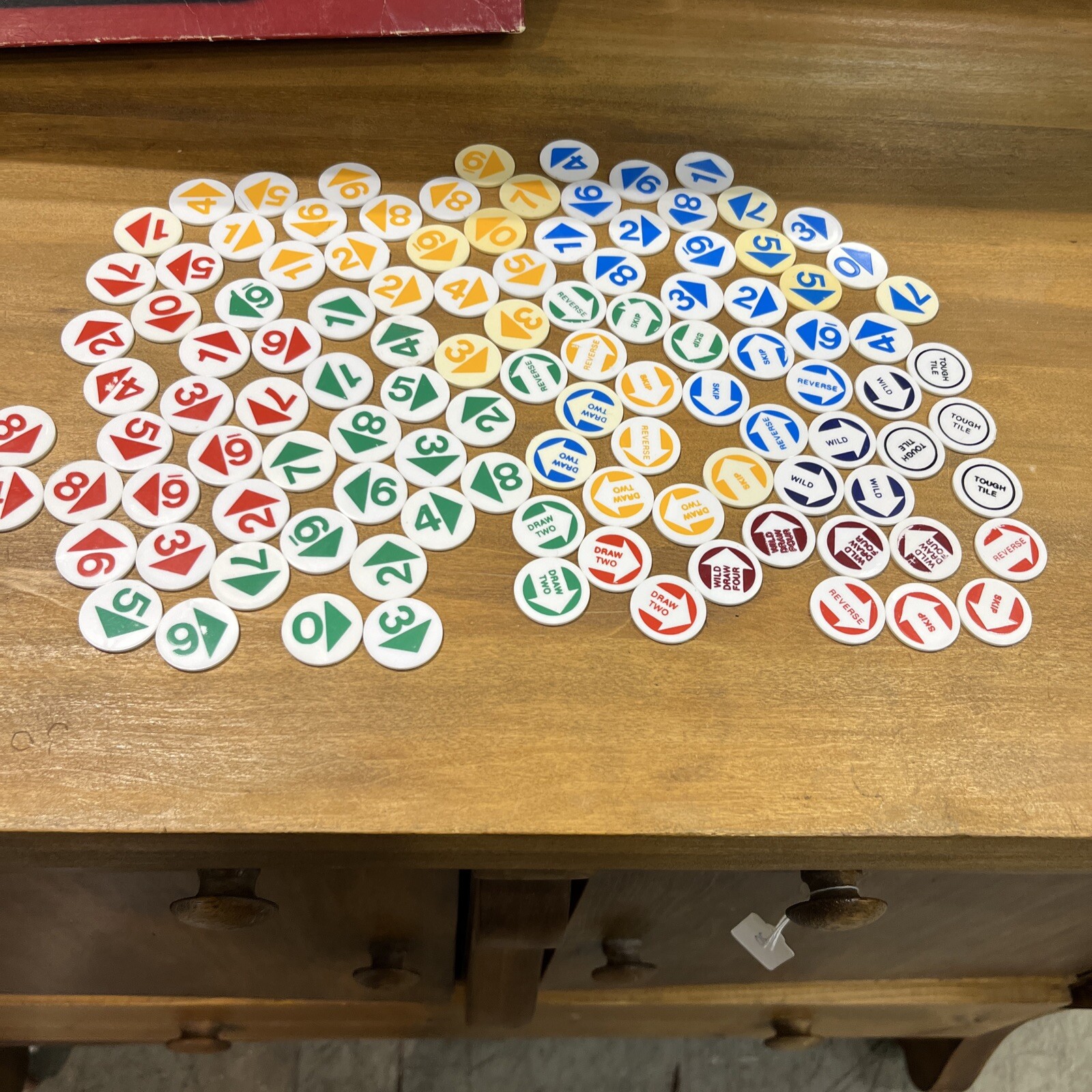 Uno Wild Tiles Board Game Tiles Only eBay