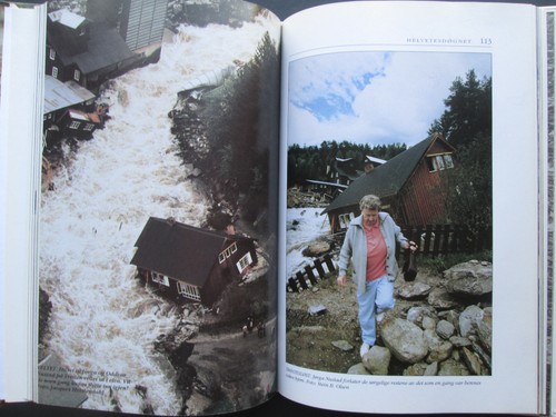 FLOMMEN Kristian Skullerud (The Flood) Text in Norwegian 1995 HARDCOVER BOOK - Picture 7 of 9