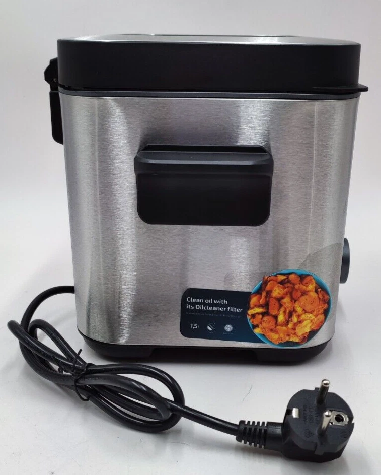 Elektrische Fritteuse Edelstahl Cecotec CleanFry Advance 1500 Inox 900W 1,5L - Bild 4 von 4
