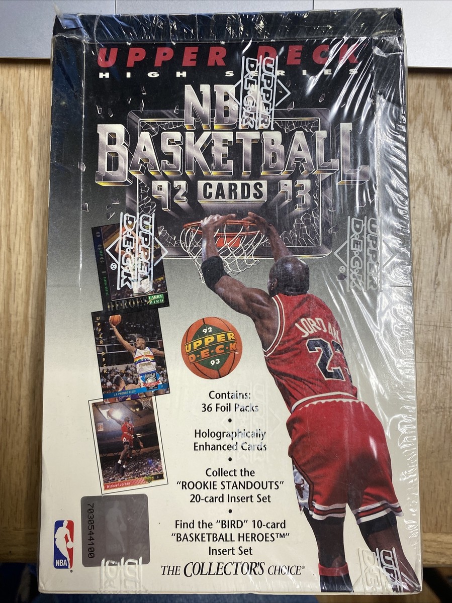 New Factory Sealed 1992-93 Upper Deck High Series Basketball