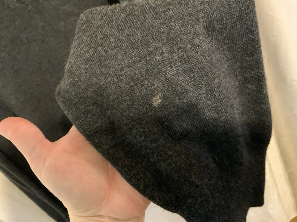 Pronto uomo 100% extra fine merino wool 1/2 zip pull over men's 3x  - Image 4 of 4