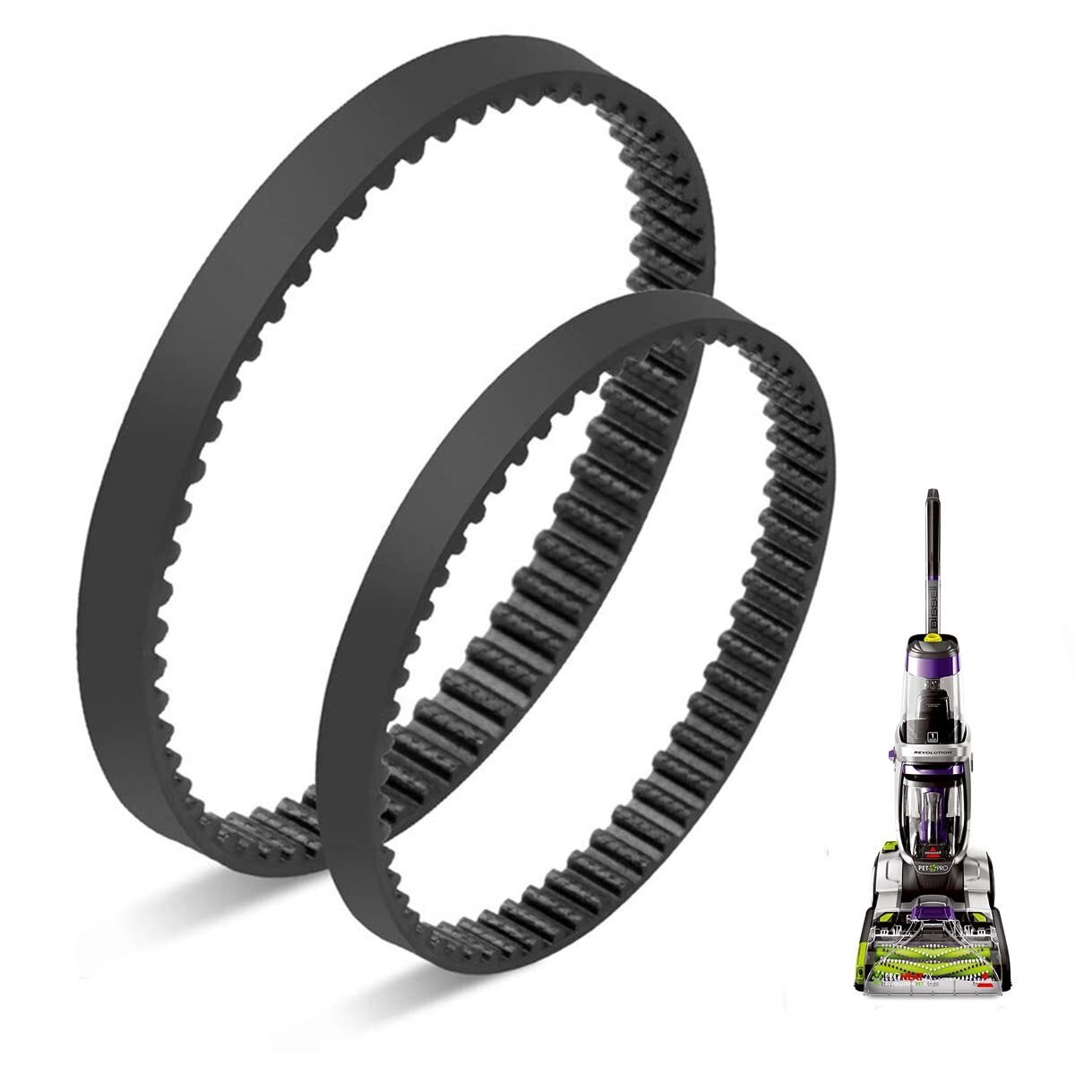 Replacement Belt Set for Bissell Proheat 2X Revolution Pet Pro