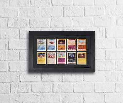 Black 10 Trading Card Frame for TCG, Pokemon, MTG, Sports Display Holder, Wooden | eBay Black 10 Trading Card Frame for TCG, Pokemon, MTG, Sports Display Holder, Wooden | eBay