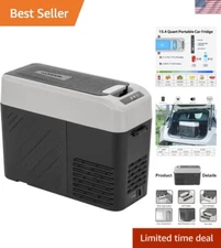 Effortless Cooling with 15.4 QT Portable Car Freezer - Ideal for Adventures