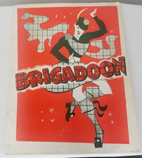 Vintage Brigadoon Musical Program Playbill Book Phil Hanna Elizabeth Early 1949