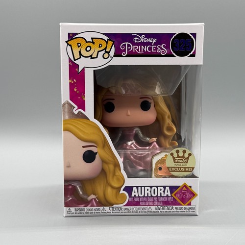 Funko Pop! Disney #325 Aurora Gold w/ Pin Sleeping Beauty Funko Shop Exclusive