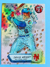 2025 Topps x Andy Friedman DAVID WRIGHT Shoebox Treasures #28 Logo Laminate /35