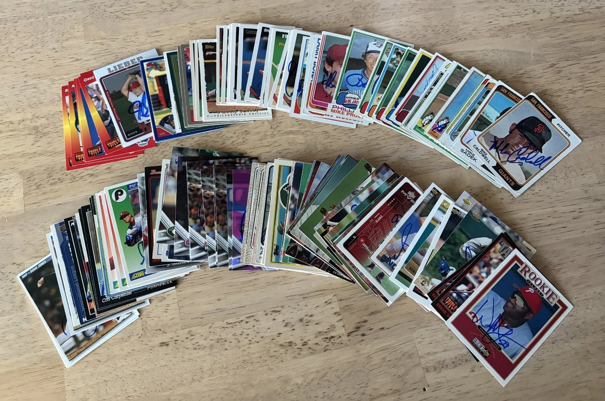 Chicago White Sox Baseball Sports Autographed Trading Cards for