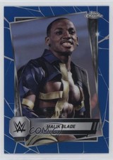 2025 Topps Chrome WWE Blue Refractor 65/150 Malik Blade #167 18rb