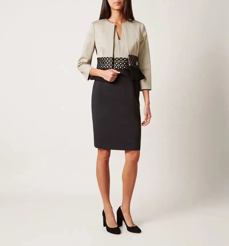 NEW womens HOBBS jacket formal party evening rebacca size uk 10 eur 38 RRP £169 - Image 3 of 4