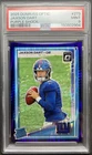 2025 Donruss Optic Rated Rookie Jaxson Dart Purple Shock #273 Giants MINT PSA 9