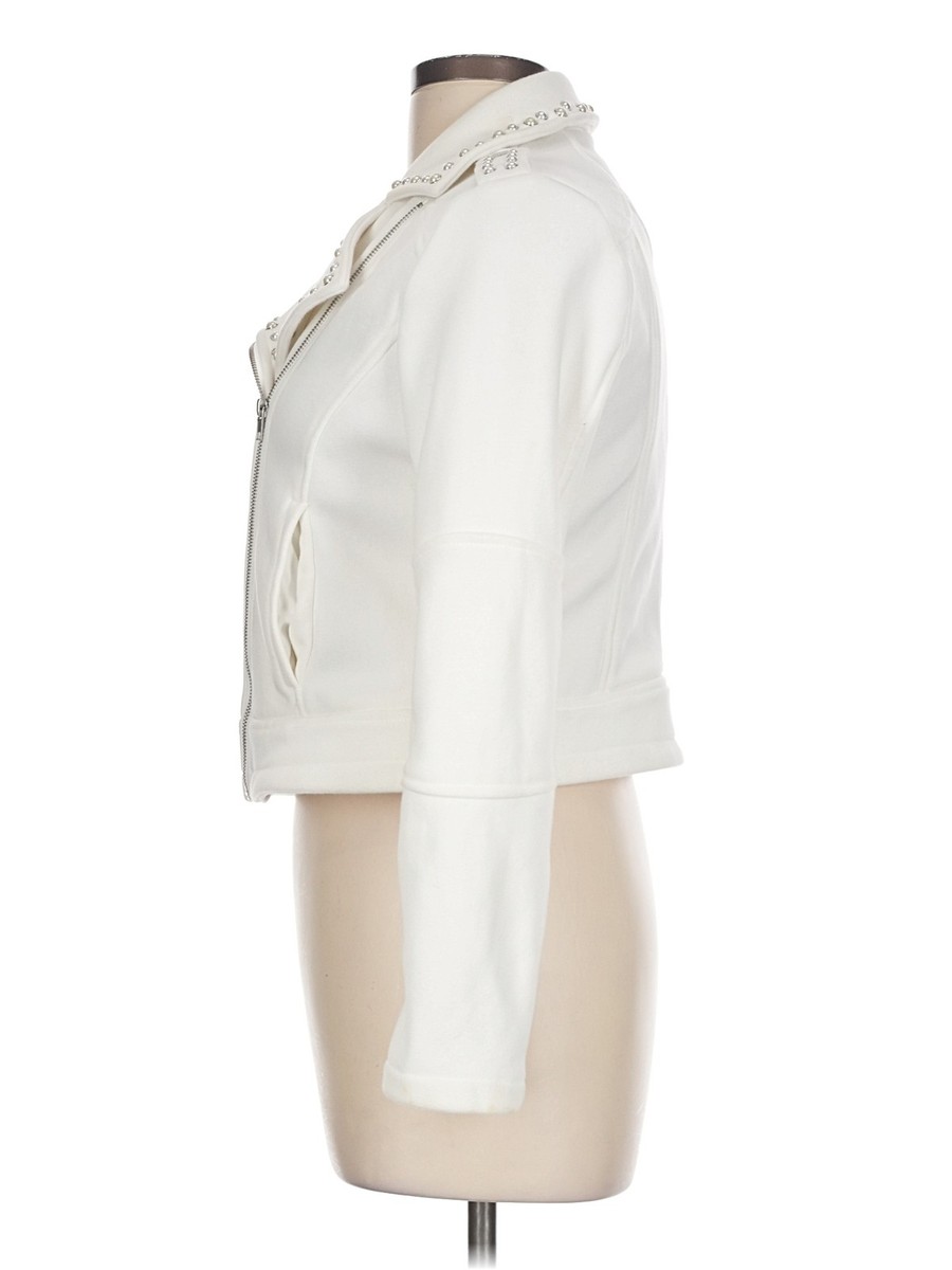 Cupcakes & Cashmere Women Ivory Jacket L View 4