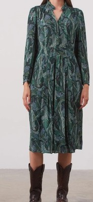 Langes Kleid aus Chiffon-Krepp GÉRARD DAREL