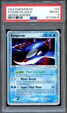 PSA 8 Kyogre EX 94/101 Hidden Legends EX Pokemon Card Holo NEAR MINT on eBay