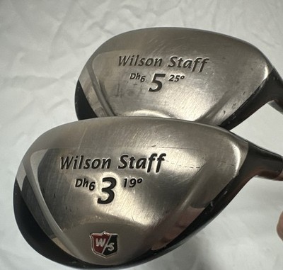 Wilson Staff Dh6 3 & 5 Hybrid 19° & 25° Hybrid  EFT- ALDILA NVS Hybrid 85 Stiff