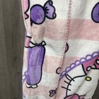 New Hello Kitty Pink & Purple Bow Striped Reversible Coco Plush Throw Blanket — photo 8
