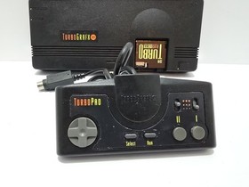 TURBOGRAFX-16 Black Console Tested and Working W/Turbo Flashmaster Cartridge 