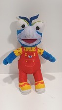 Disney Muppet Babies Gonzo 9" Plush Red Peppers Overalls Toy Stuffed Animal