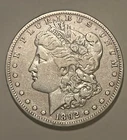 1892-s Morgan Silver dollar , VF +,  better date