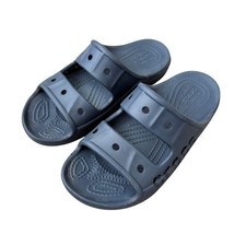 Crocs Navy Two Strap Slide Sandals Women's 6 Men's 4