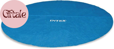 INTEX 28013E Solar Pool Cover: for 15Ft round Easy Set and Metal Frame Pools   I