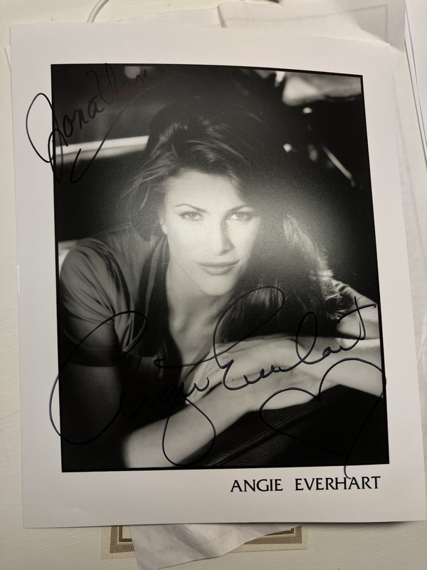 Angie Everhart Signed Photo