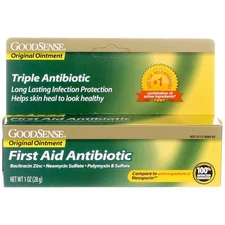 5 Pack GoodSense Triple Antibiotic Ointment, 1 oz