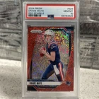 2024 PANINI PRIZM RED SPARKLE #329 DRAKE MAYE PSA 10!!🔥 MVP! 🔥🔥