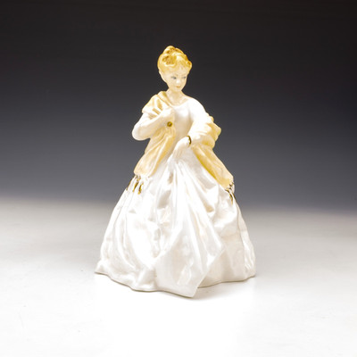 Royal Worcester Porzellan Figur - First Dance 3629 - von Freda Doughty
