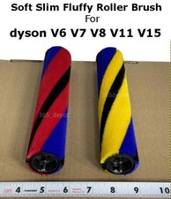 Slim Laser Fluffy Roller Brush Bar For Dyson Optic Head V7 V8 V10 V11 V15 Vacuum
