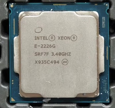 Intel Xeon E-2226G 3.4-4.7GHz 6Core 12MB LGA1151 80W CPU Processor