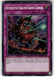 Destructive Daruma Karma Cannon - RA04-EN103 - Secret Rare - Quarter Century Stampede