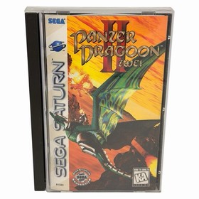 Panzer Dragoon II Zwei (Sega Saturn, 1996) CIB Complete w/ Man + Reg Card Tested