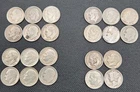 22 Roosevelt Silver Dimes Circulated US Coins 90% Silver Lot