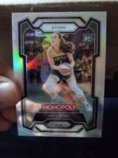 2024 Panini Prizm Monopoly WNBA - Nika Muhl #4 Silver Prizm (RC)